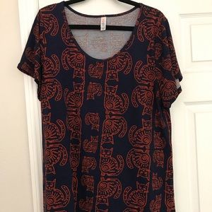 Lula Roe Cat shirt!